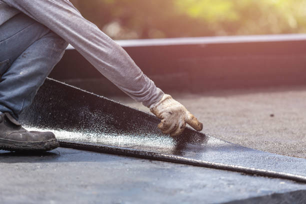 Professional Exterior Waterproofing technician working in Fox Lake, IL